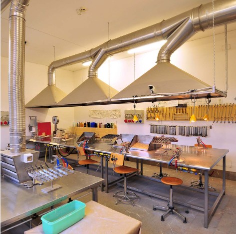 The academy's workshop